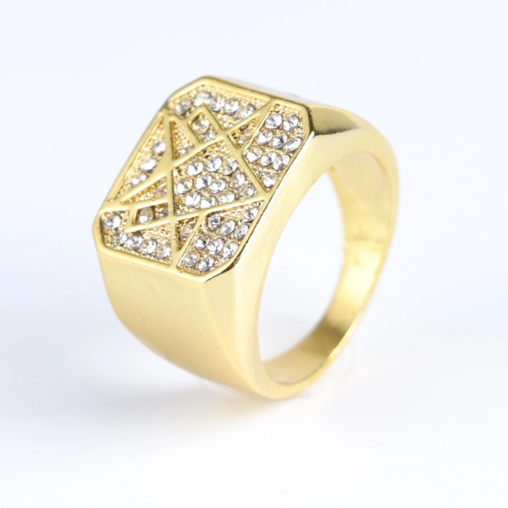 Hotselling Jewelry Gold Shining Mysterious Pattern Men's Ring Fashion Domineering New Style