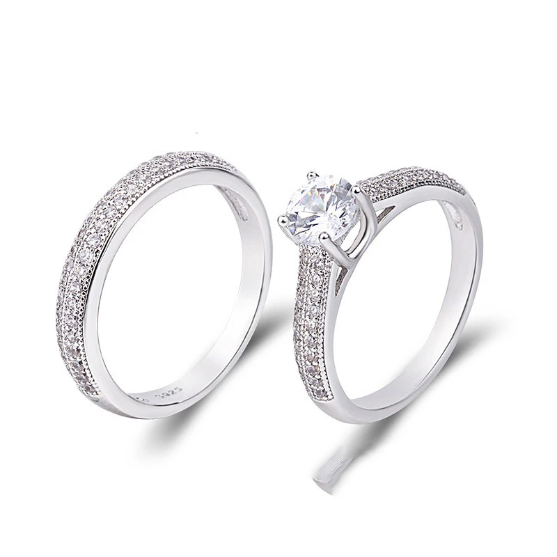 Women'S Hot Selling Jewelry Simulation Diamond Bracelet Couple Ring
