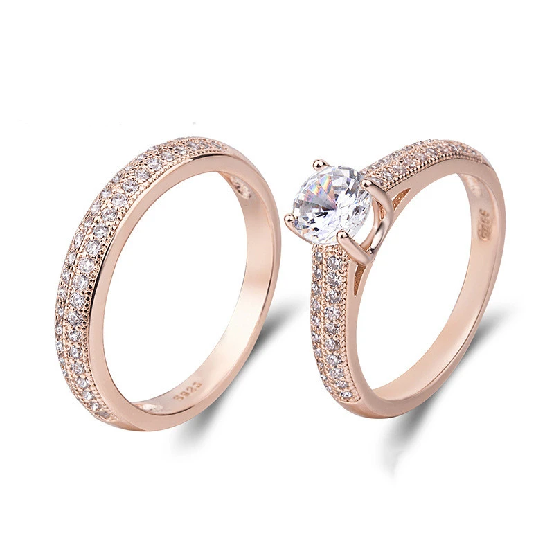 Women'S Hot Selling Jewelry Simulation Diamond Bracelet Couple Ring