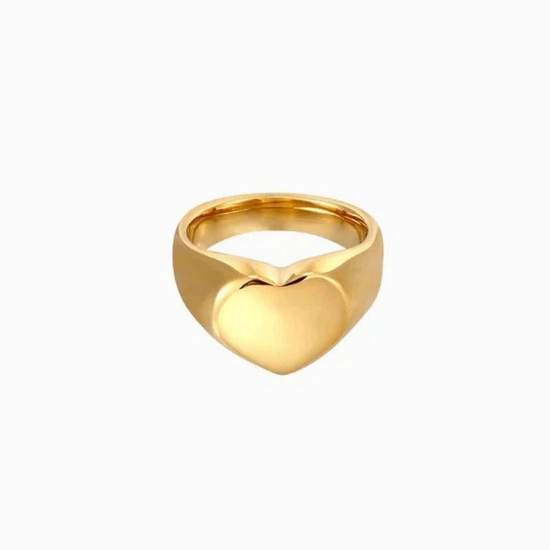 Stainless Steel Love Ring 18K Gold Plated 316 Stainless Steel Ring