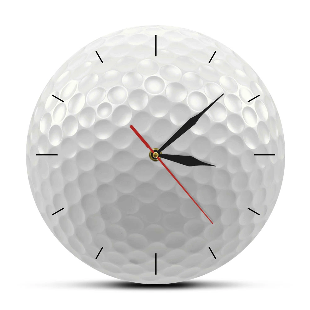 The Round Wall Clock Of The Golf Rack The Sports Wall Clock Of The Golf Club The Wall Clock Of The Golf Silent Sweeping Seconds