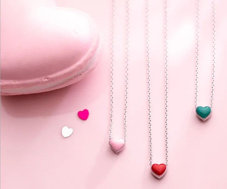 Style Fashion Simple Heart-shaped Pendant