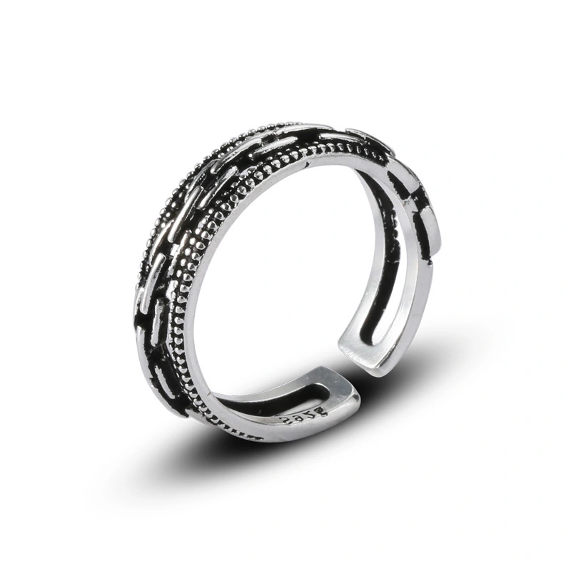 Creative Chain Twist Retro Index Finger Ring