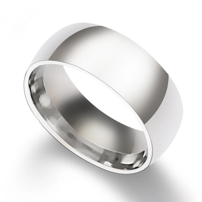 Titanium Steel Couple Ring Tail Ring