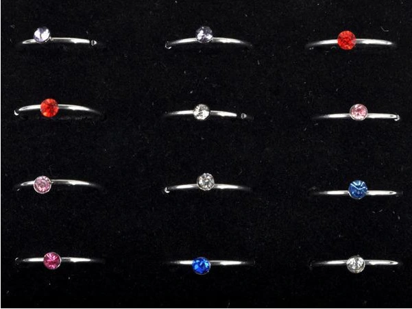Round Titanium Steel Nose Nail Body Piercing