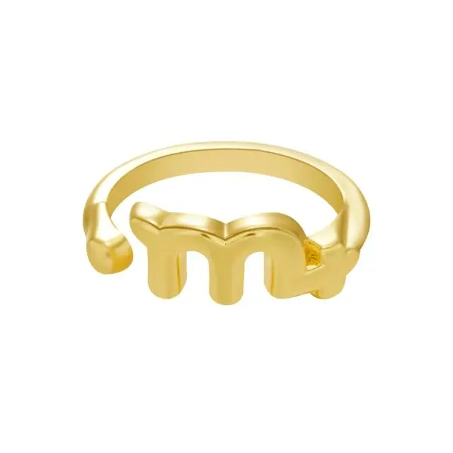 Symbolic Version Of The Twelve Constellation Scorpio Ring