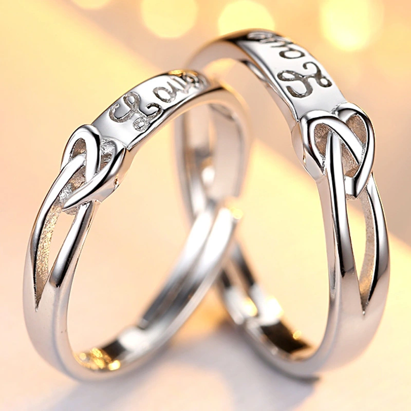 Forever Knot Together New Couple Ring