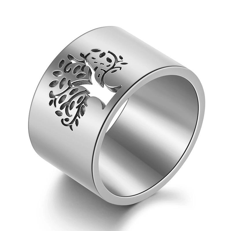 2020 New Jewelry Hollow Tree Of Life Ring