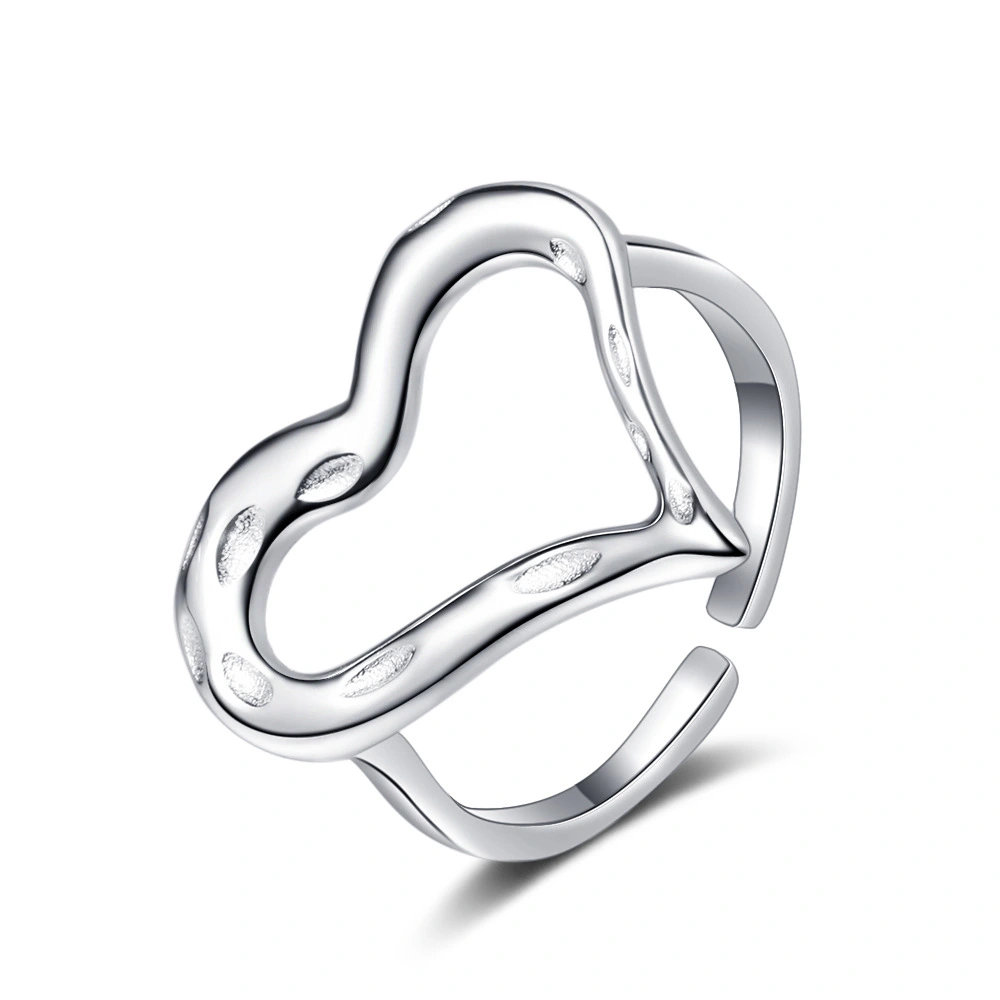 Korean Version Of S925 Sterling Silver Ring Simple And Versatile