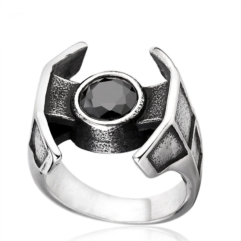 European And American Men's Alloy Spaceship Ring