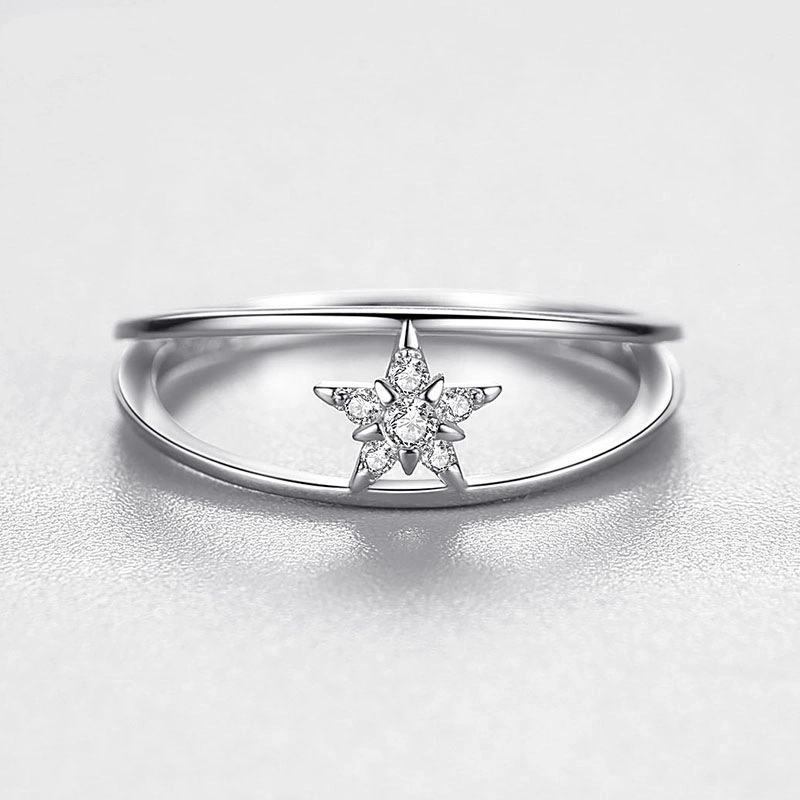 Niche Design Double Index Finger Ring Ins