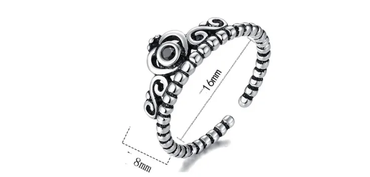 Fashion Temperament Heart-shaped Ring Women