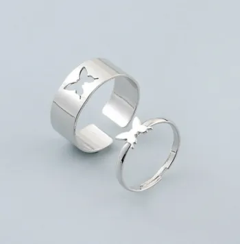 Creative Personality Punk Couple Senior Ring