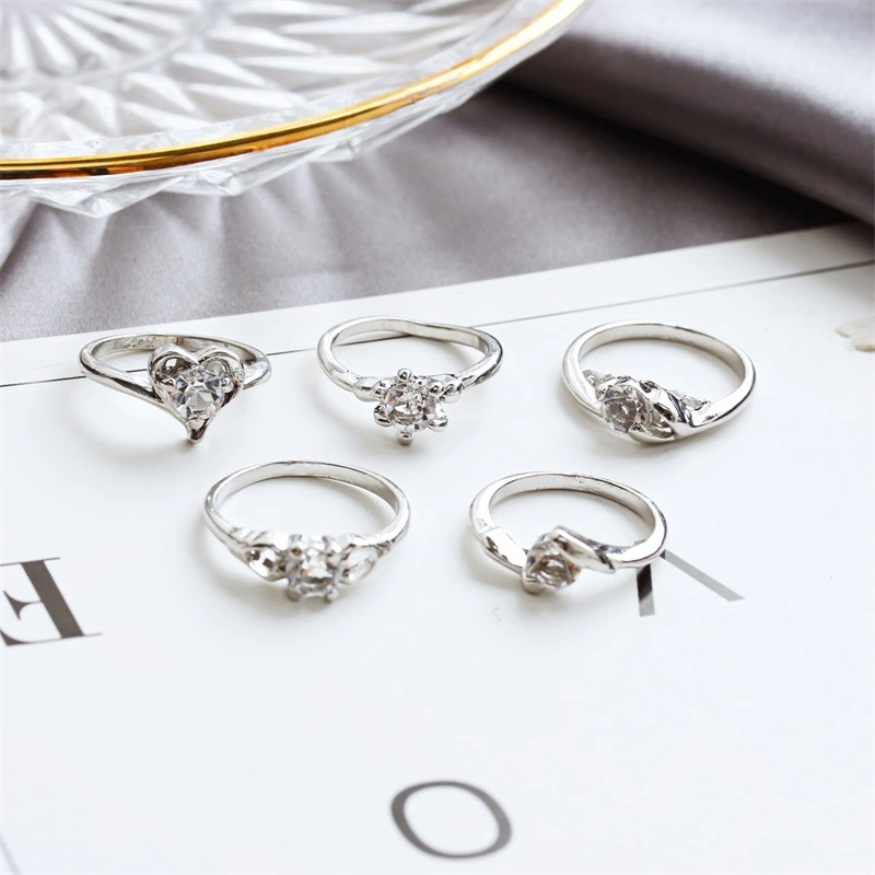 Wholesale Couple Rings With Rhinestone