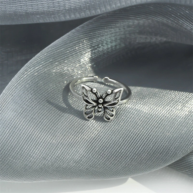 Hollow Butterfly Ring Female Student Simple And Cute