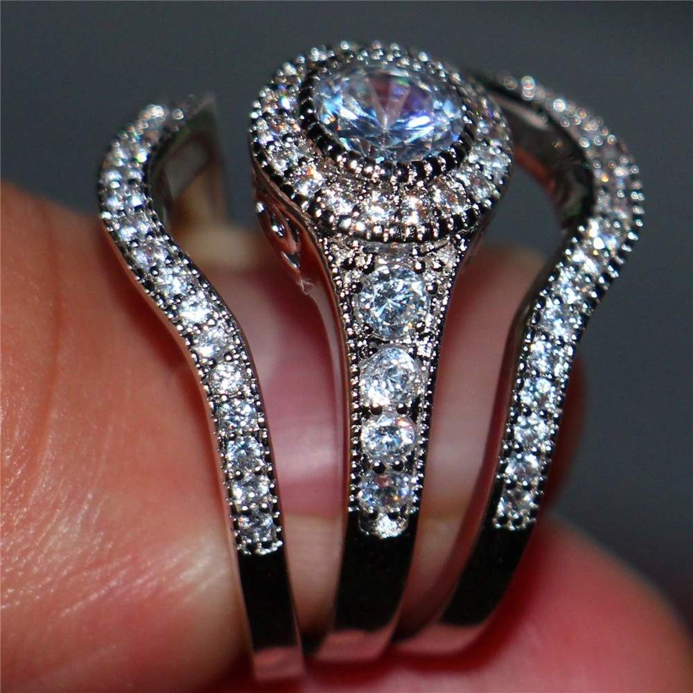 European And American Ladies Couple Ring Sets