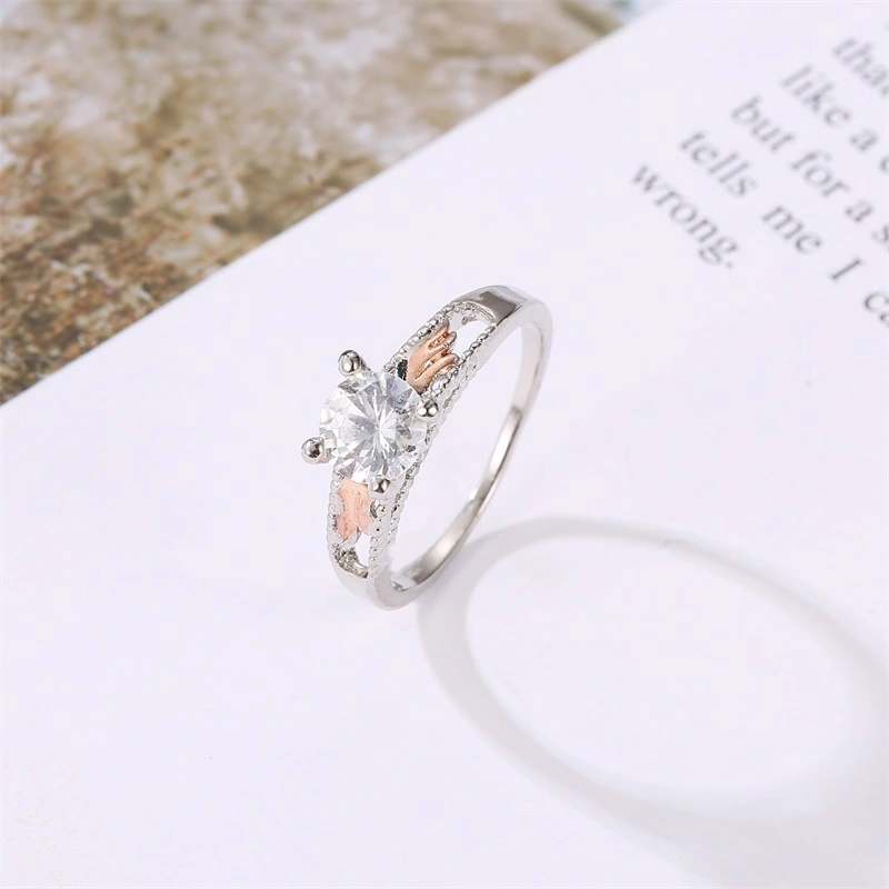 Accessorize Angel Wing Zircon Ring Lady