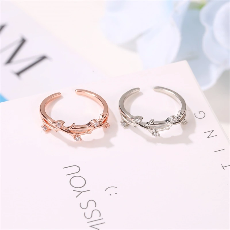 Korean Small Pure And Ring Art Fan Set Diamond