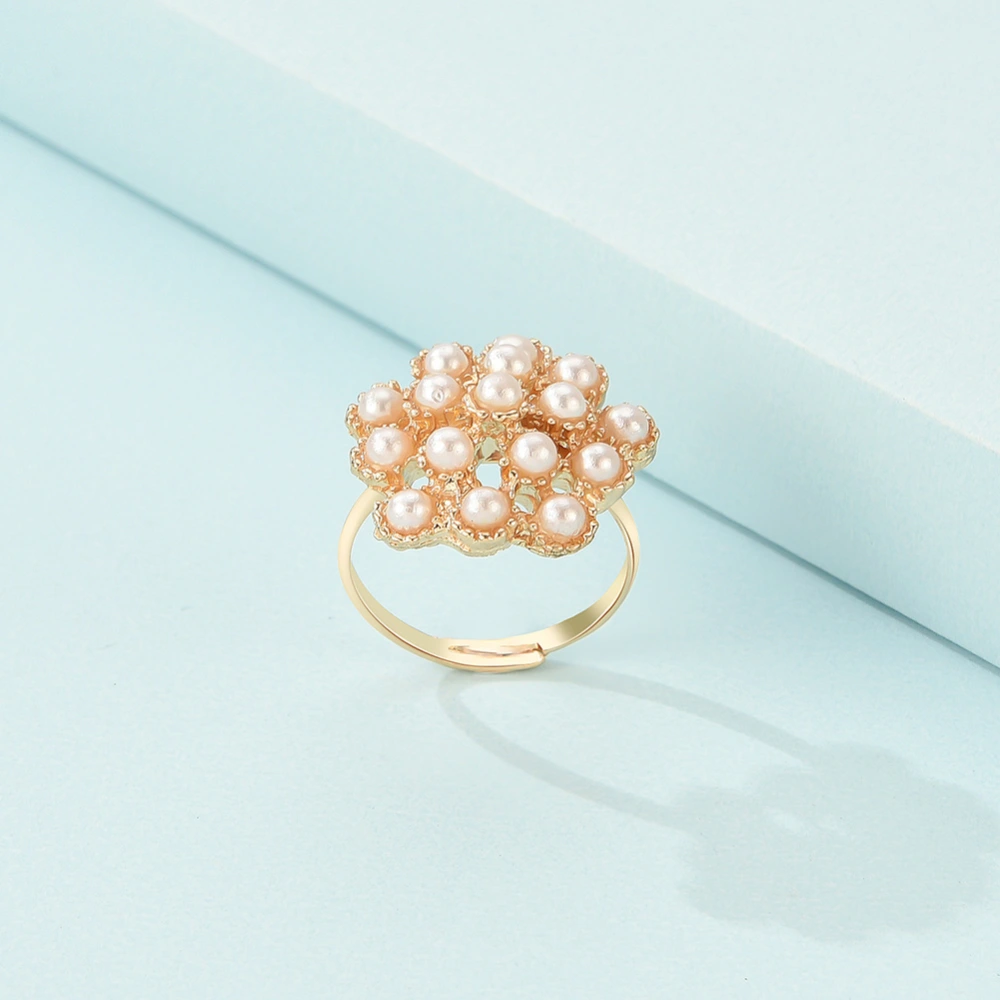 Fashion Flower Shape Bride And Bridesmaid Ring