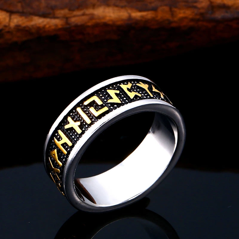 Retro Personality Simple Men's Stainless Steel Ring