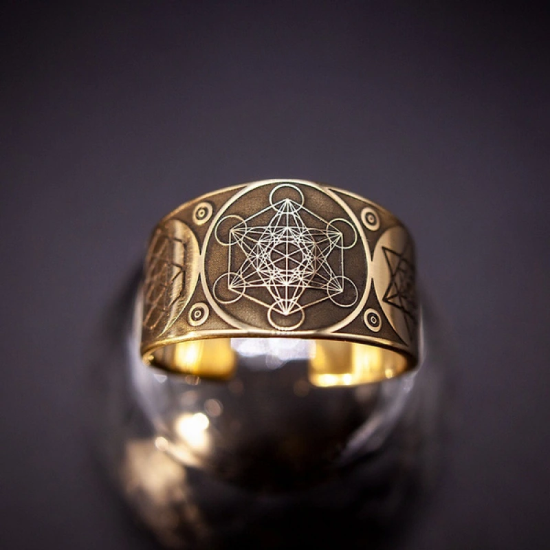 New Personality Retro Six-pointed Star Ring