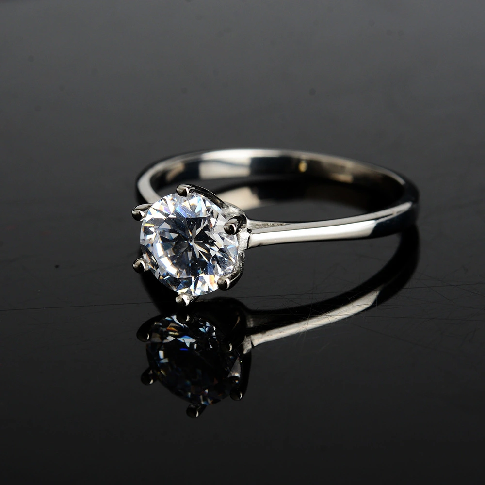 Six Prong Tall Ring Men's Matte