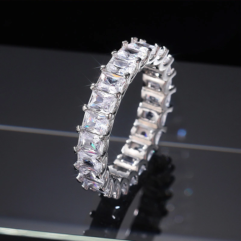 Full Diamond Ring Jewelry Birthday Gift Party Jewelry