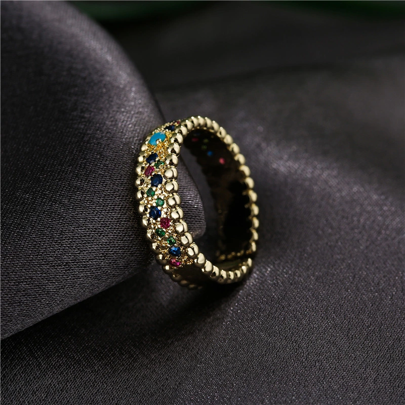 Retro Bohemian Ring Female Opening Adjustable