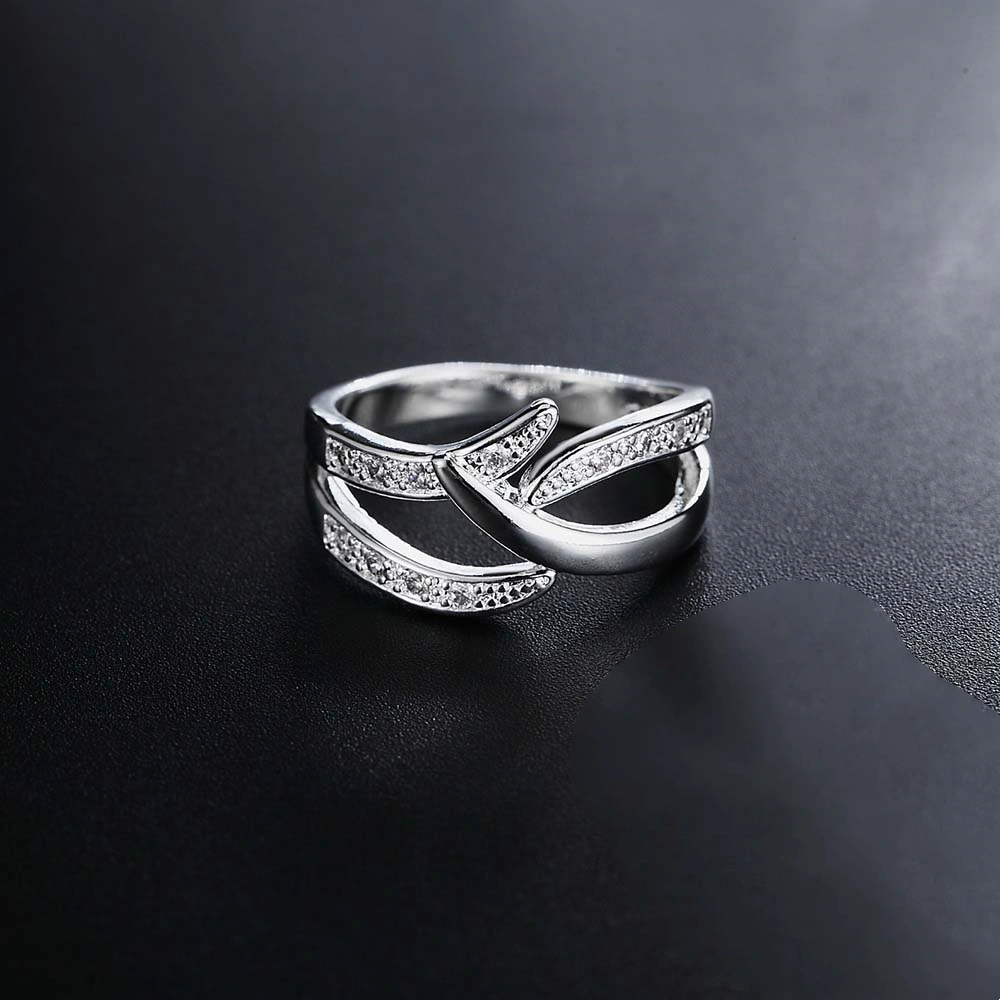 Silver-plated European And American Fashion Jewelry Ring