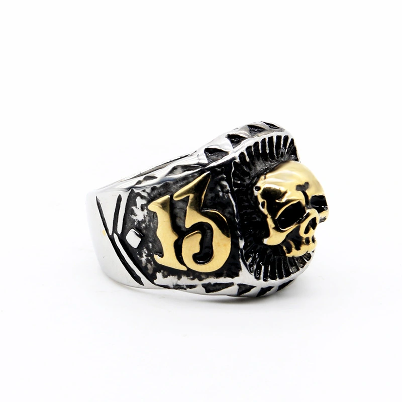 Men's Individually Wrapped Titanium Steel Ring