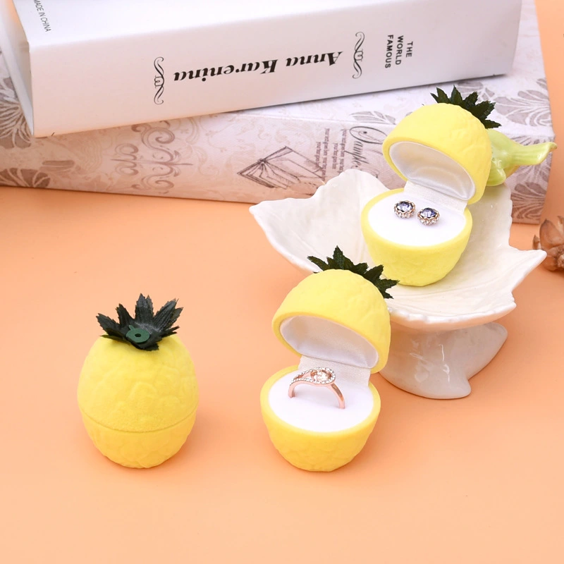 Cute cartoon fruit jewelry box