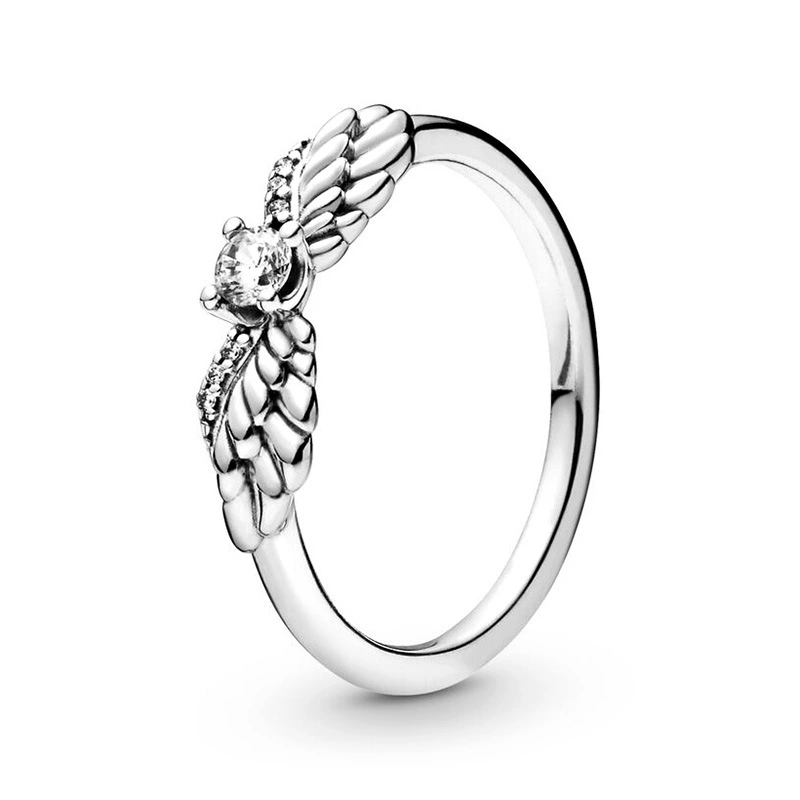 Angel wings ring