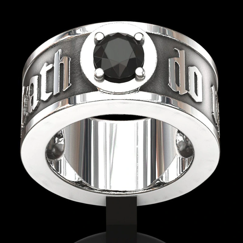 Skull and diamond ring