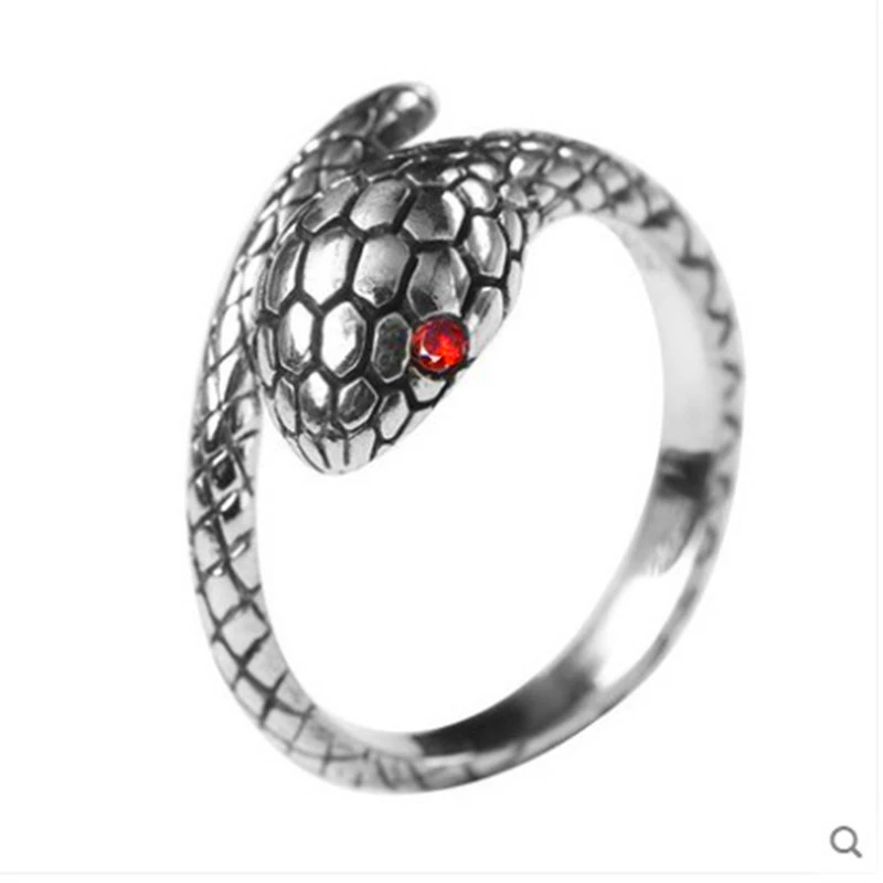 Personalized zircon cobra ring