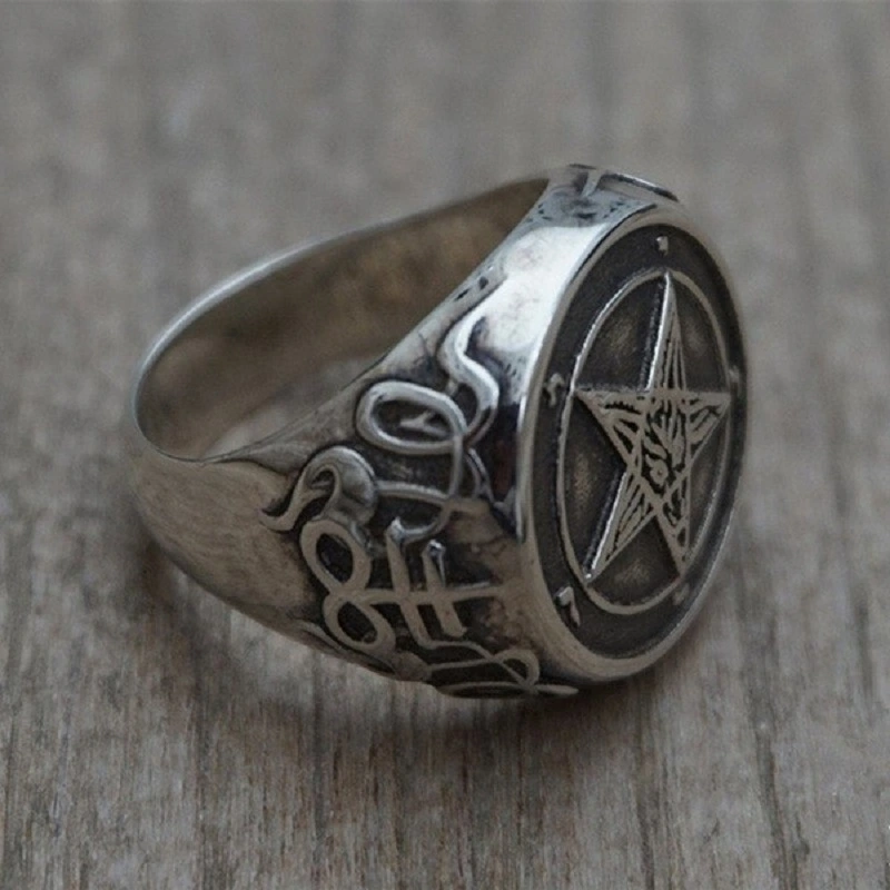 Pentagram Demon Ring