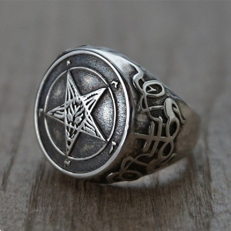 Pentagram Demon Ring