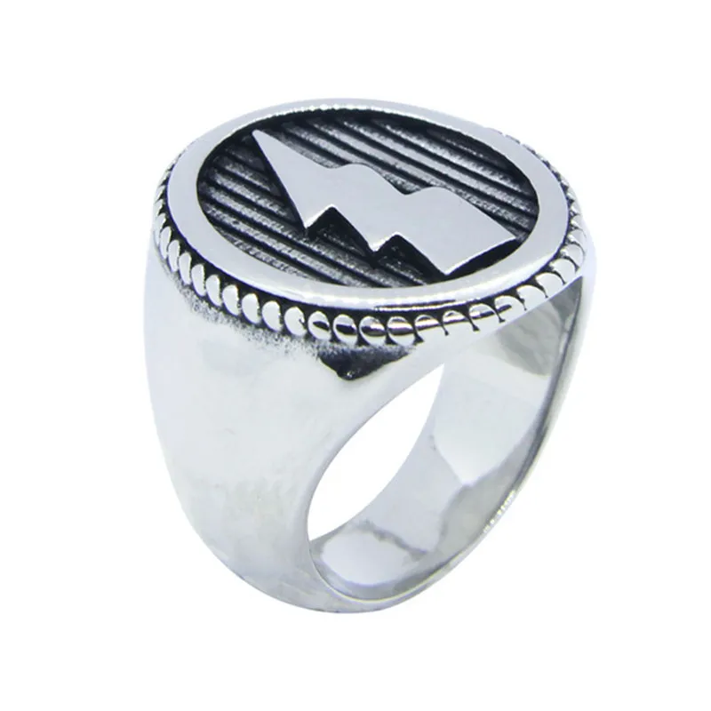 Men's Titanium Steel Lightning Ring