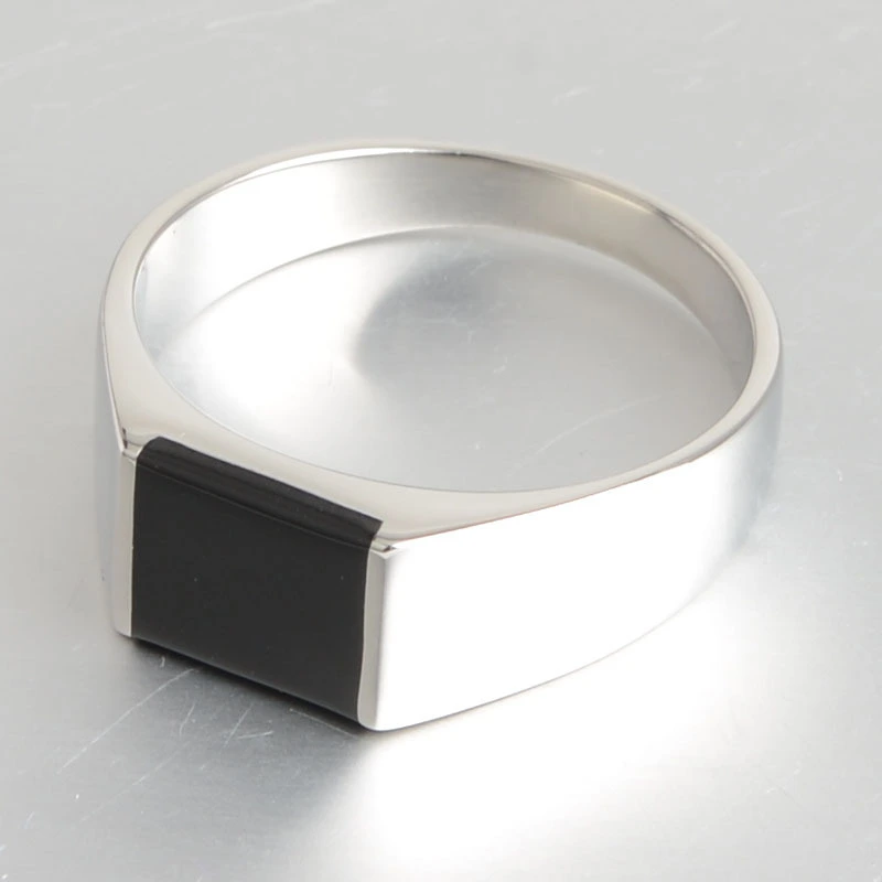 Men's stainless steel ring