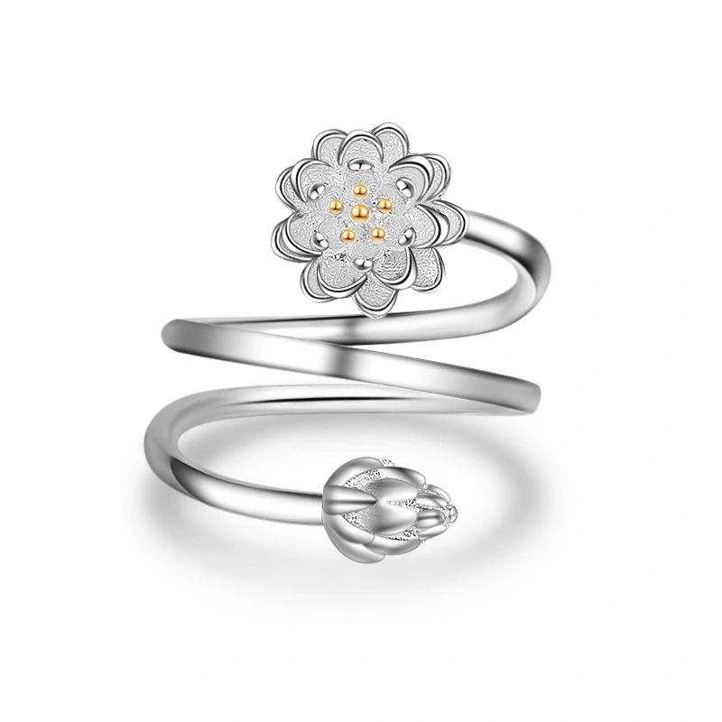 Double Double Lotus Ring