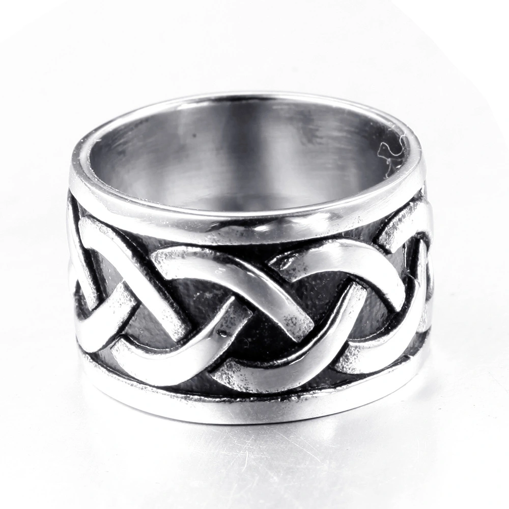 Domineering men's titanium steel ring