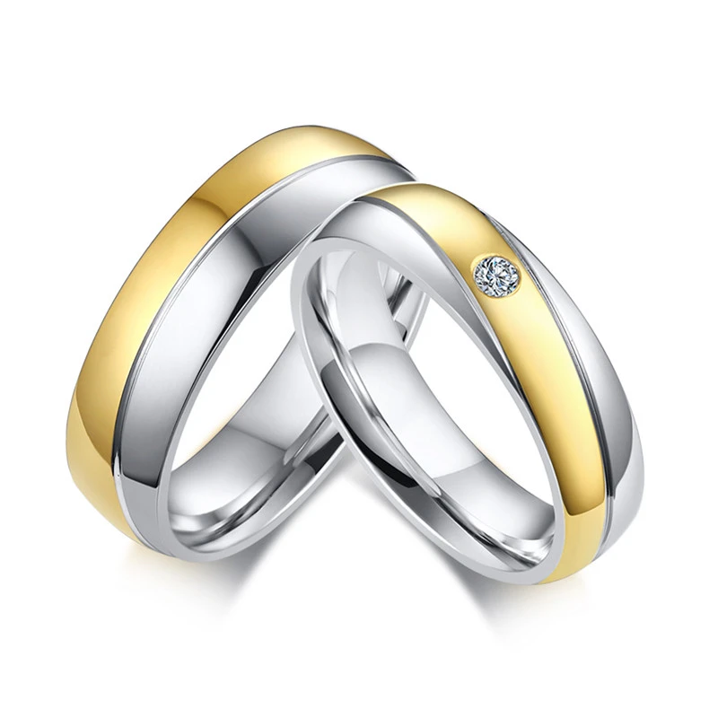 Stainless steel couple ring