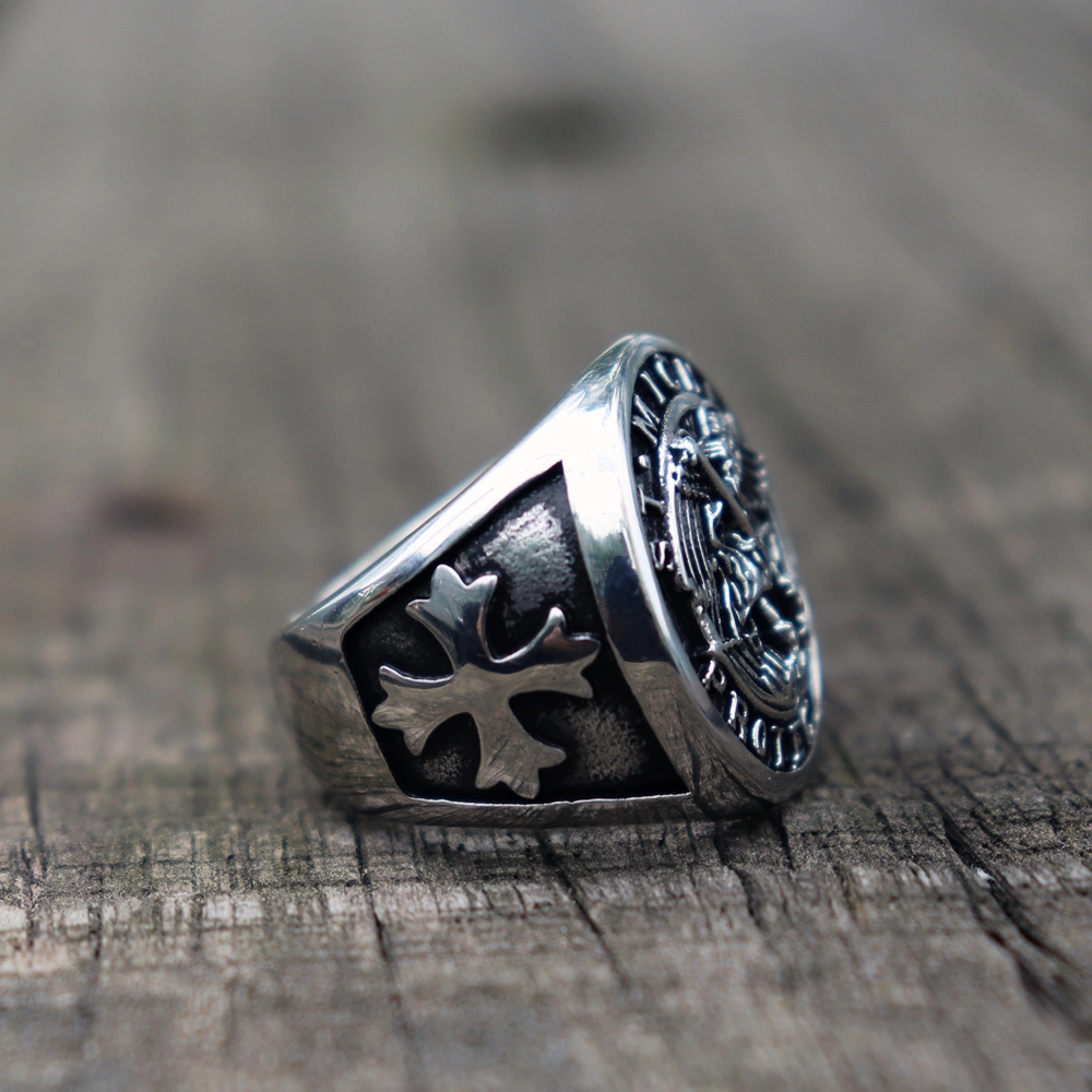 Protect the archangel motorcycle ring