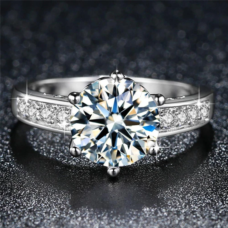 Jewelry zircon ring