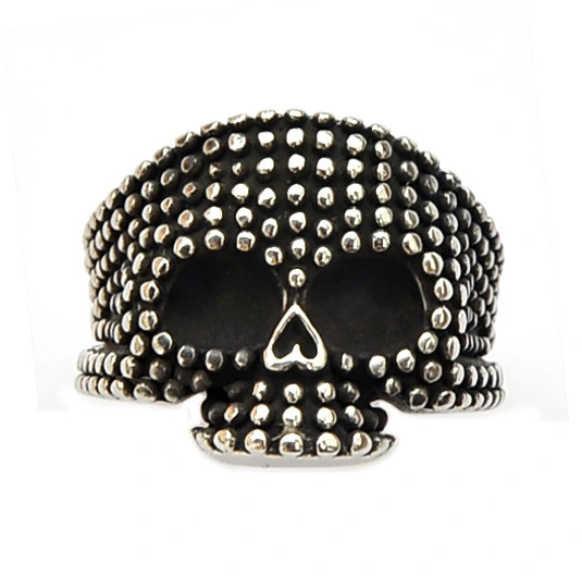 Stainless steel ring skull ring