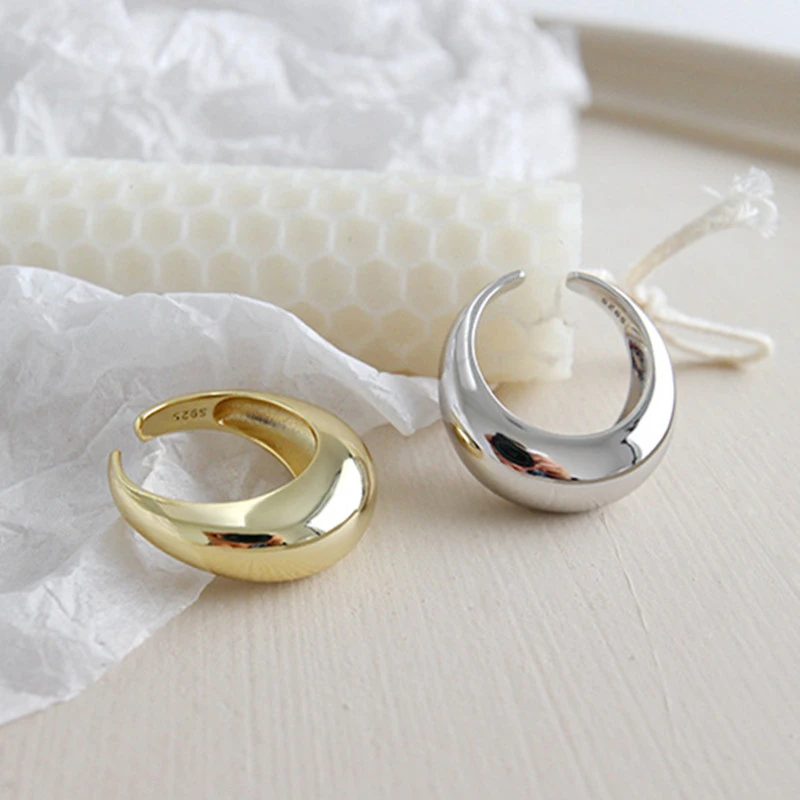 Fashion crescent ring ring personality trend ring