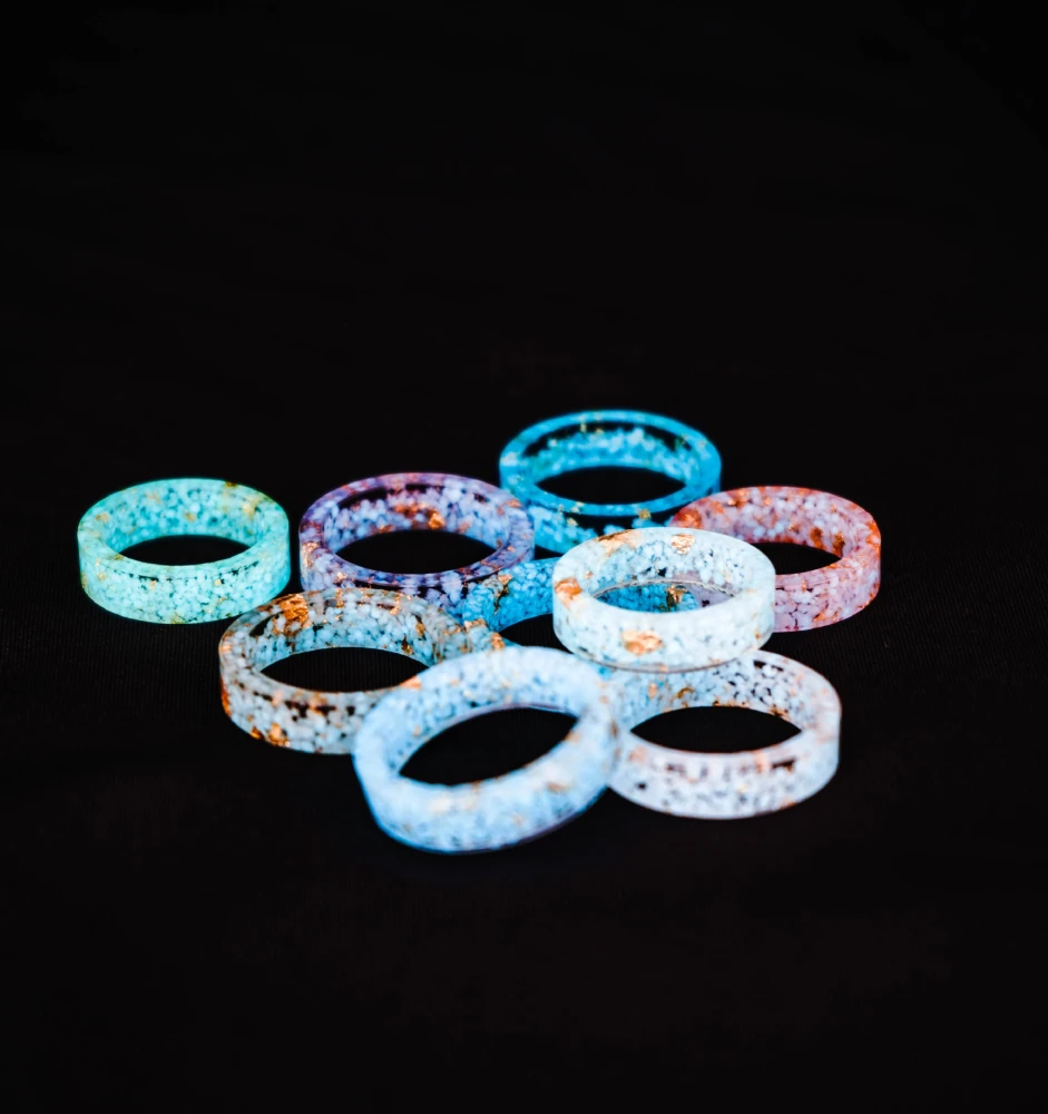 Luminous popcorn ring features