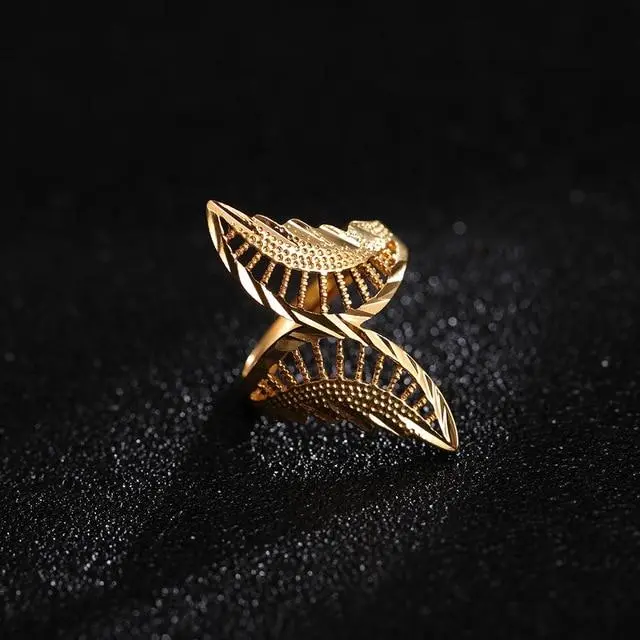 Korean version of imitation gold  ring women