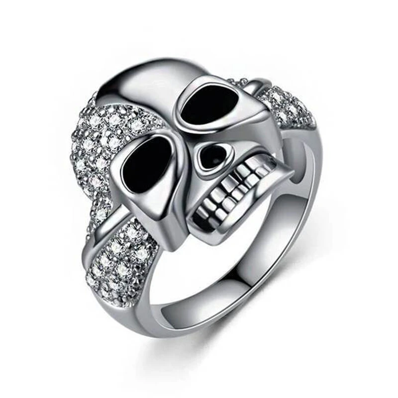 Skull ghost head ring