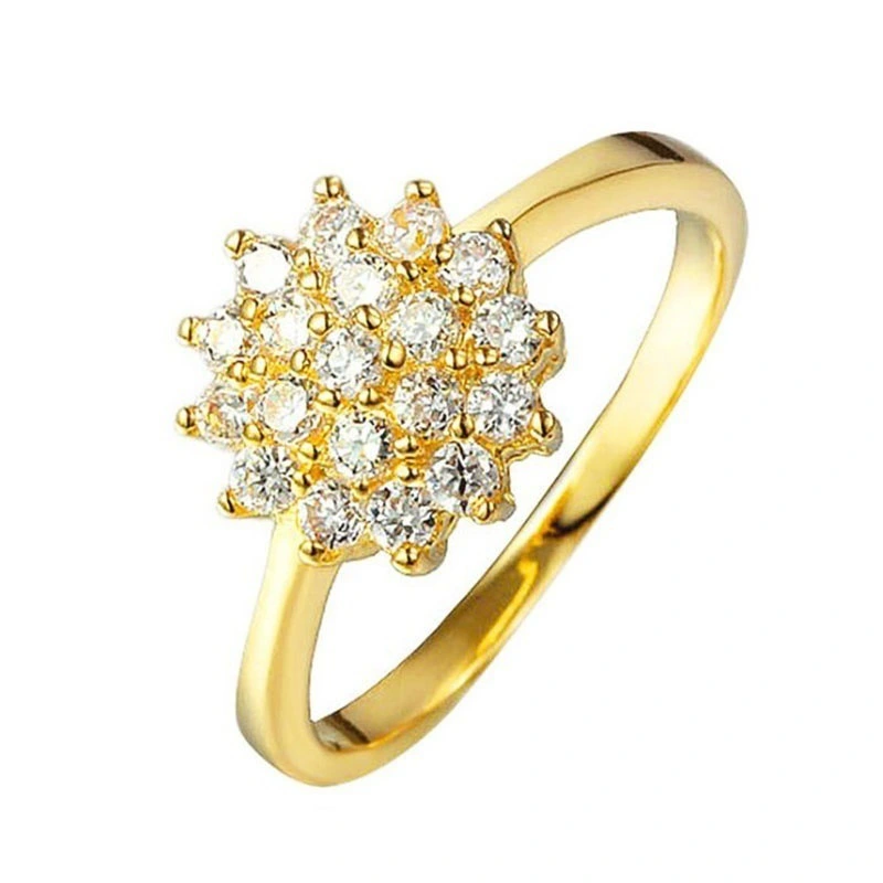 Bright Amphibole Ring, Real Gold Plating Popular