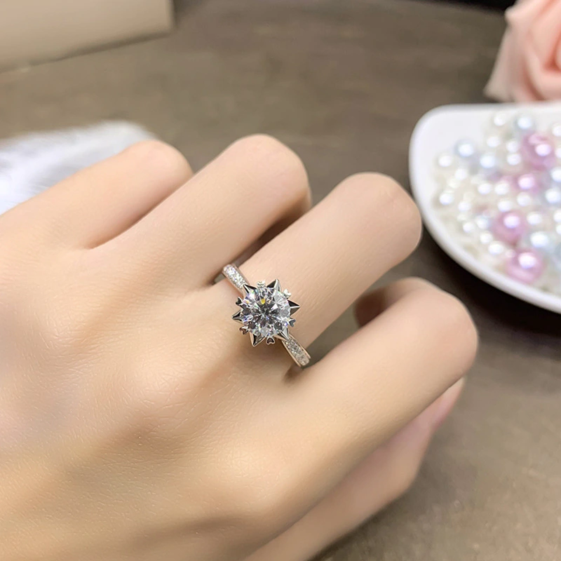 Eight Arrows Zircon Ring